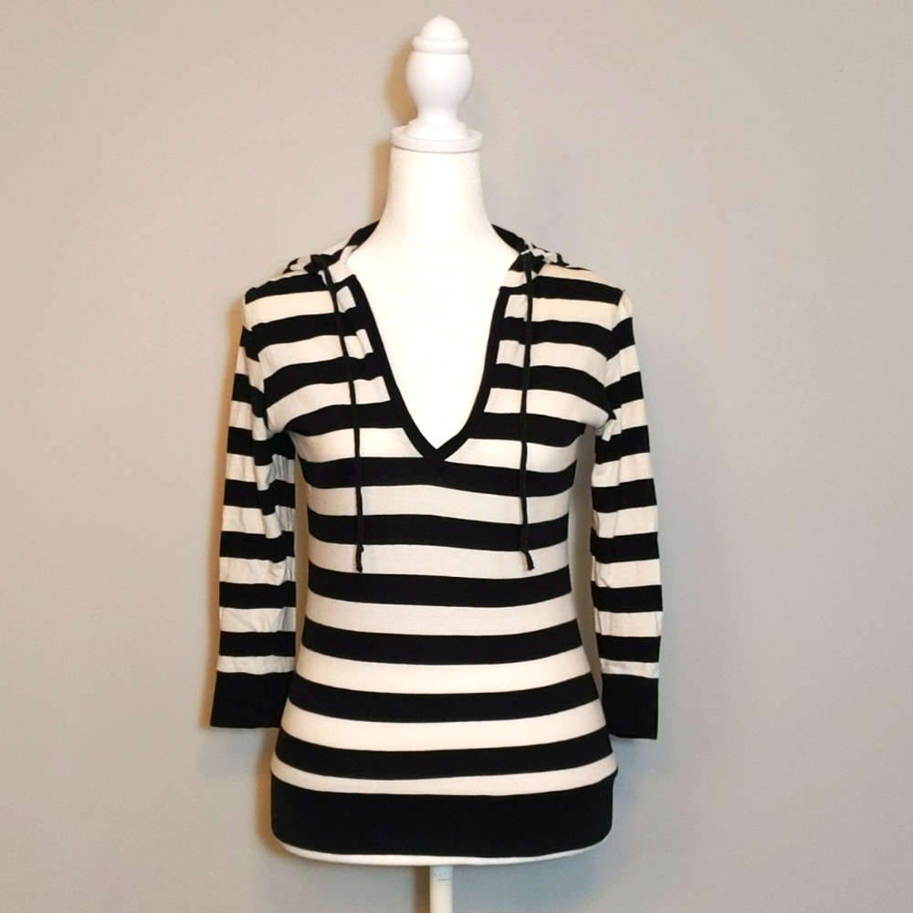 3/4 Sleeve Hooded T-Shirt By NY&Co.
